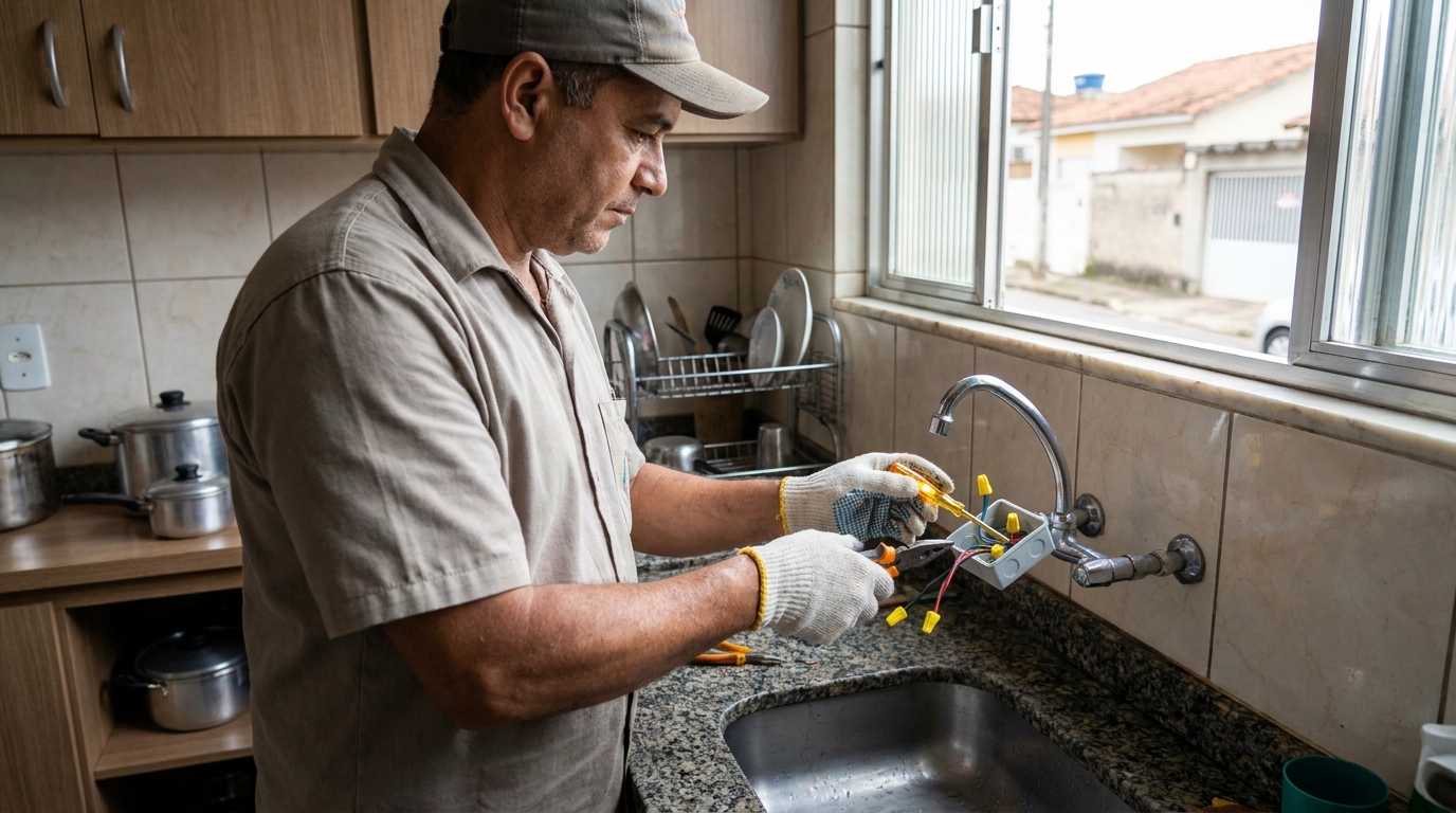 Adequação de Ponto Elétrico em Jaraguá do Sul‑SC