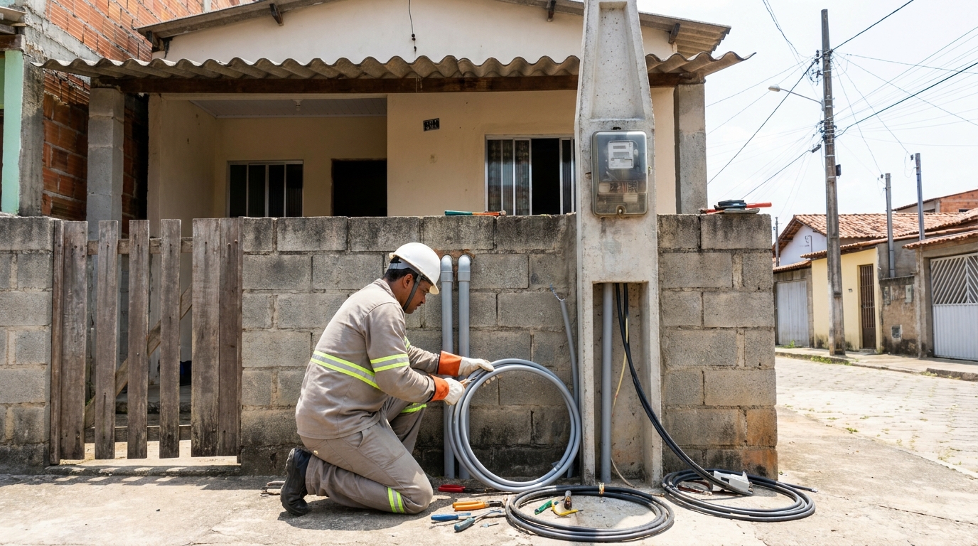 Instalação de Poste Padrão em Jaraguá do Sul‑SC
